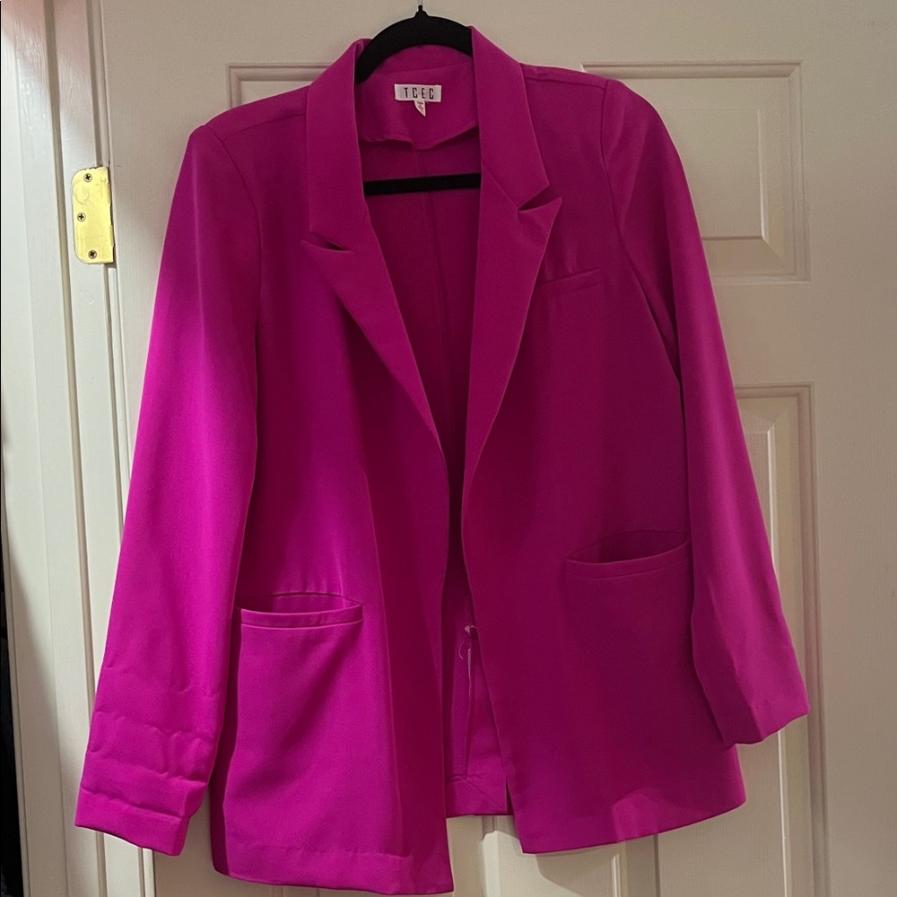 TCEC Fuchsia Blazer Jacket in Great Condition - Picture 8 of 8